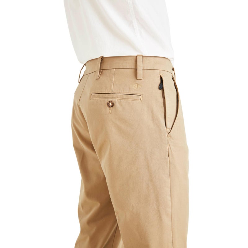 Dockers Men's Workday Khaki Slim Fit with Smart 360 Flex, New British Khaki, 32W x 34L - Image 4